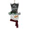 Northlight 17" Wooden 'Let it Snow' Snowman with Plaid Scarf Christmas Wall Sign